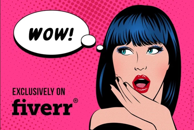 Fiverr Yup, this pop art portrait is just one of the examples of services creatives are offering on the website.